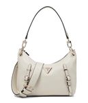 GUESS Women's Levia Top Zip Shoulder Bag, Stone, One Size