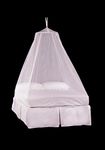 Pyramid Premium Mosquito Net - Double Bell Permethrin Treated in White for Double Bed