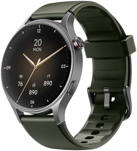 aeac Smart Watch for Women, AMOLED Ultra-Clear Screen Activity Trackers with Heart Rate/Sleep/SpO2 Monitor, Smartwatch for iPhone/Samsung/Android, 110+ Sport Modes (Army Green, S/M/L, Army Green)