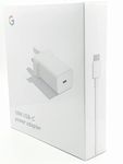 Google Pixel Fast UK Plug Charger Adapter with 1m Type C Cable/Cord for Pixel Smartphones and Other USB-C Devices - 18 W Fast Charger Power (NON RETAIL PACKAGING)