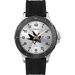 Timex NHL Men's 42mm Gamer Watch, San Jose Sharks, Modern