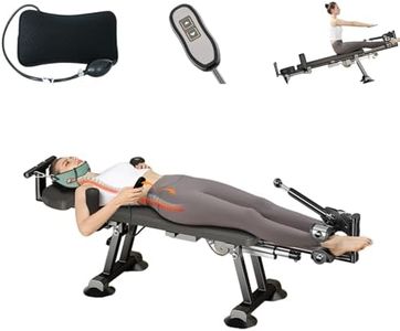 Aplsrhun Fitness Full Body Traction Table, Massage Cervical Traction Bench & Lumbar Traction Bed, Home Stretch Decompression Machine for Tension Relief, Lumbar Stretching