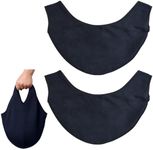 HIHETE 2 Pack Bowling Ball Polisher Bag Microfiber Bowling Ball Cleaner Towel Washable Bowling Shammy Seesaw Ball Cleaning Bag Accessories for Men Women Bowlers Black