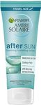 Garnier Ambre Solaire Travel After Sun Lotion, Soothing and Calming Aftersun Enriched With Aloe Vera, Handy Travel Size 100 ml