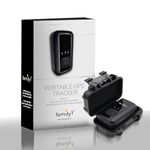 Family1st GPS Tracker for Vehicles, Kids, Teenagers, Cars, Seniors and Assets. 4G LTE GPS Tracker with SOS. Black Portable, Compact and Hidden with Real Time Updates (Combo_Large)