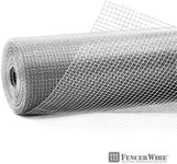 Fencer Wire 23 Gauge Galvanized Hardware Cloth with Mesh Size 1/4" x 1/4" (2 ft. x 50 ft.)