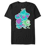 Fifth Sun Men's Monsters Inc Sulley Mike Buds T-Shirt - Black - Medium