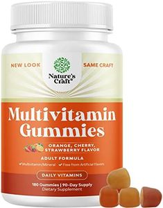 Potent Daily Multivitamin Gummies for Adults - Wellness Blend of Vitamin D A C E B12 Zinc and Biotin - Adult Vitamin Gummy for Energy and Immune Health - Non-GMO Gluten Free and Halal - 180 Gummies