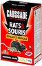 CAUSSADE Anti Rats & Souris - Efficacité Radicale - Lieux secs & humides - 10 Sachets pâtes - Prêt à l'emploi - Une Ingestion Suffit - 150g - CARSPTDF150N