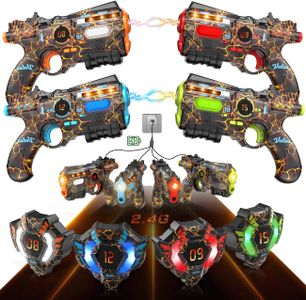 VATOS Rechargeable Laser Tag Set – 4-Player Game Kit