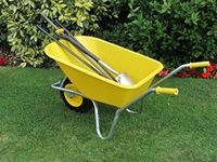Bristol Big Mucker 100 Litre Yellow Plastic Garden/Stable Wheelbarrow / 120 kg