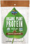 Garden of Life Organic Plant Protein Smooth Chocolate Powder, 10 Servings - Vegan, Grain Free & Gluten Free Plant Based Protein Shake with 1 Billion CFU Probiotics & Enzymes, 15 g Protein, 9.7 Oz