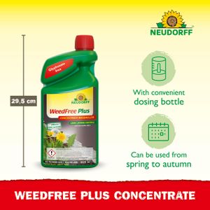 Neudorff WeedFree Plus Weed Killer Concentrate, 1020ml