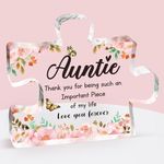 Auntie Gifts, Auntie Birthday Gifts, Aunty Gift - Acrylic Puzzle Plaque, Auntie Gift, Gifts for Auntie, Auntie Gifts from Nephew, Happy Birthday Auntie