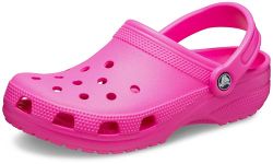 Crocs Unisex-Adult Classic Clog, Clogs for Women and Men, Pink Crush, 8 Women/6 Men