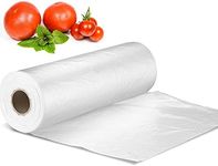 12" X 16" Plastic Produce Bag on a Roll, Bread and Grocery Clear Bag, 350 Bags/Roll