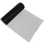 40cm x 5m Chicken Mesh Fence Roll, Black Garden Net Fence Plastic Fence Mesh Netting Poultry Breeding Netting Garden Balcony Protection Net for Home Décor and Gardening Yard,1.2cm Diameter