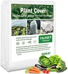 GonLei Plant Covers Freeze Protection 10x50ft（1.05 Oz/yd²） Garden Cover Plant Floating Row Cover,Vegetable Frost Blanket Winter Frost Cloth Plant Freeze Protection,Floating Blankets Fabric Plants