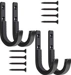 GOHIKING Gun Rack Gun Racks Storage Rifles Shotgun Hooks Wall Mount Hangers for Any Rifles Shotguns Archery Bow with Soft EVA Padding and Heavy Duty Steel