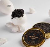 20 g Siberian Sturgeon Caviar | Black Caviar | Fish Caviar | Malossol Caviar | Brand: TSARINE Caviar | Delicate Flavour with a Unique Finish