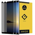 NOTE 8 Privacy Screen Protector,(2 Pack) Anti-Spy Anti-Glare Ultra-Thin Clear 9H 2.5D Arc Tempered Glass Protective Film Replacement for Samsung Galaxy Note8 N950 N950U N950W N950FD N950F N9500 N9508