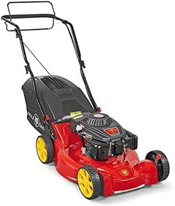 WOLF Garten - Rasenmäher, A 5300 A WM - Benzinrasenmäher mit Radantrieb, 12A-POKC650, rot / gelb