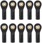 Que-T 10pcs Ball Head Holder Tie Ro