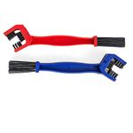 MOTO4U Motorcycle & Bike Universal Chain Grunge Cleaning Brush/Tool DirtBike MX Steet Sport Off-Road Motorcycles ATVs Quad Bicycles (2 PACK)