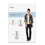 SIMPLICITY Sewing Pattern S9124 Misses' Jackets, Various, A (XXS-XS-S-M-L-XL-XXL)