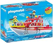 PLAYMOBIL Fire Rescue Boat