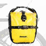 Rhinowalk Bike Bag Waterproof Bicycle Pannier Rear Seat Bag for Cycling Bicycling Traveling Riding, Yellow