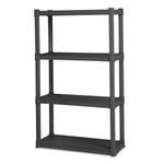 STERILITE 01643V01 4 Shelf Unit, Flat Gray, 1-Pack