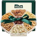 Valentines Day Gift Basket - With a Variety of Freshly Roasted Nuts - Beautifully Packaged Gift for Holiday Gifts, Sympathy Basket, Christmas Gift, (7 Sectional)