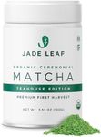 Jade Leaf Matcha Organic Ceremonial Grade Matcha Green Tea Powder - Authentic Japanese Origin - Teahouse Edition Premium First Harvest (3.53 Ounce)