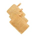 Rfined Routines™ Natural Loofah For Bathing | Organic Sun Dried Luffa for Scrubbing | Body Sponge & Scrubber for Bathing Women & Men | 100% Natural Lufa for Bath Shower Skin Expoliation (Large, 3)