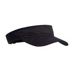 GEGEEN DOMOG Sun Visors Cap for Women Men Pub Golf Visor Summer Running Cotton Hat with Adjustable Strap Black