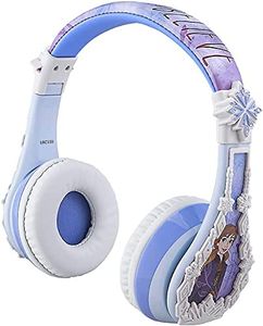 Frozen Bluetooth Headphones Disney Movie Wireless Kid Friendly Sound with Anna & Elsa Graphics