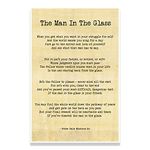 alterEgo The Man In The Glass, Famous Inspirational Poem - Wall Poster