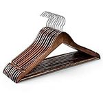 HOUSE DAY Wooden Hangers 10 Pack, H
