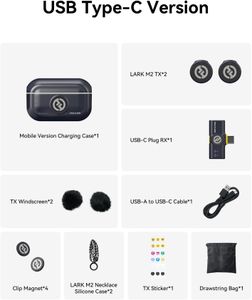 Hollyland Lark M2 Wireless Lavalier Microphone – Compact Clip-On Mic