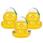 3 Pack Wasp Trap - for Wasps, Yello