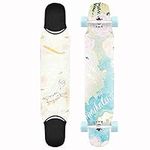 Skateboard 45" Wide deck Maple dancing longboard Suitable for adults, beginners, boys and girls Commuting skateboard Bearing weight 150kg Kids Complete (Color : #4)