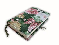 Book Sleeve Cover - Fabric Novel for Adult Books Cover for Paperback, Flower Spring Pattern, Washable Book Protector - Padded Case for Novel 5.5x8