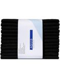 AQUIS Professional Back Bar Hair Towels - Bleach & Color Resistant, Ultra-Absorbent Microfiber - Set of 12, Size 16 x 30.5in