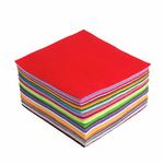 Trimits Craft Acrylic Felt Pack, Assorted Colours (42 Pieces), 15x15cm