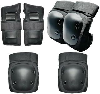 Knee Pads and Elbow Pads,Wrist Guards Set for 8-15 Years Old Kids