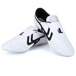 Taekwondo Shoes Martial Arts Sneaker Boxing Karate Kung Fu Tai Chi Shoes Black Stripes Sneakers Lightweight Shoes for Men Women (43)