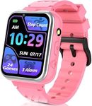 Smooce Kids Smart Watch,Boys Girls Smart watch for Kids with 24 Puzzle-Game Dual Cameras Music Videos Record Pedometer,Best Learning Smartwatch for Kids Gifts (Pink)