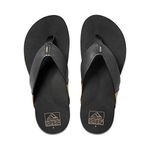 Reef Men's Newport Flip-Flop, Black, 8 UK