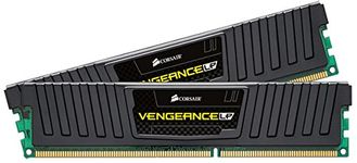 Corsair CML16GX3M2A1600C10 Vengeance Low Profile 16GB (2x8GB) DDR3 1600 Mhz CL10 XMP Performance Desktop Memory Kit Black